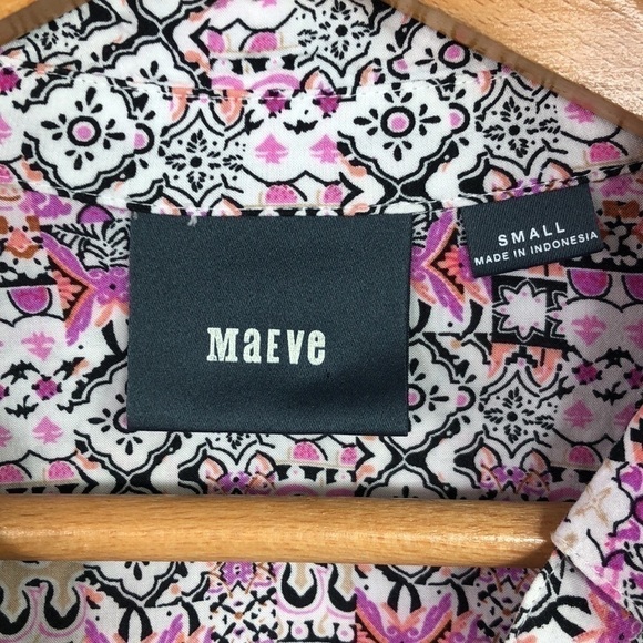 Anthro. Maeve - Islet Button Down Blouse - Small - Picture 10 of 11